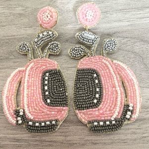 🎉⛳️Golf Days Beaded Golf Bag Earrings